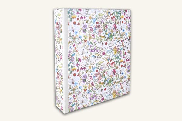 Folder gold plated with white edge